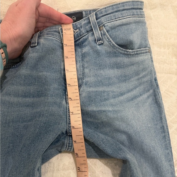 Adriano Goldschmied AG 26R Mid-Rise Legging skinny Ankle 27" Inseam Distressed - Picture 4 of 8
